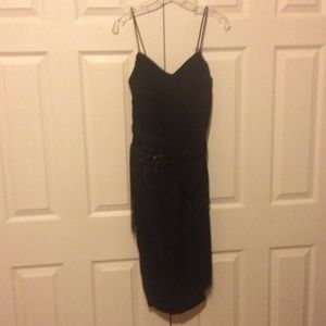 Vintage Little Black Dress with fringes